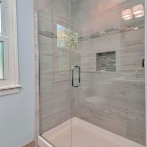 Frameless Shower Enclosure Door and Panel